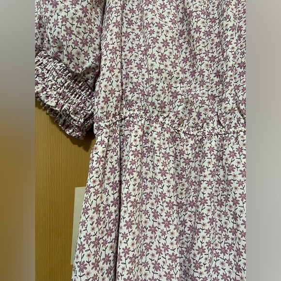 Isla Floral Button-Up Dress | Lavender - Picture 9 of 11